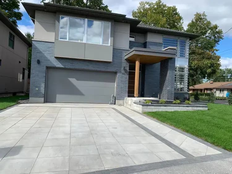Interlock Installation project in Ottawa by Aelia Construction and Design